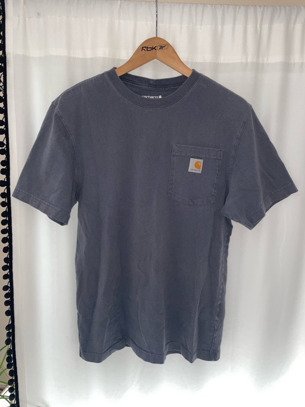 Carhartt loose fit pocket t shirt men’s S small gray blue short sleeve shirt tee